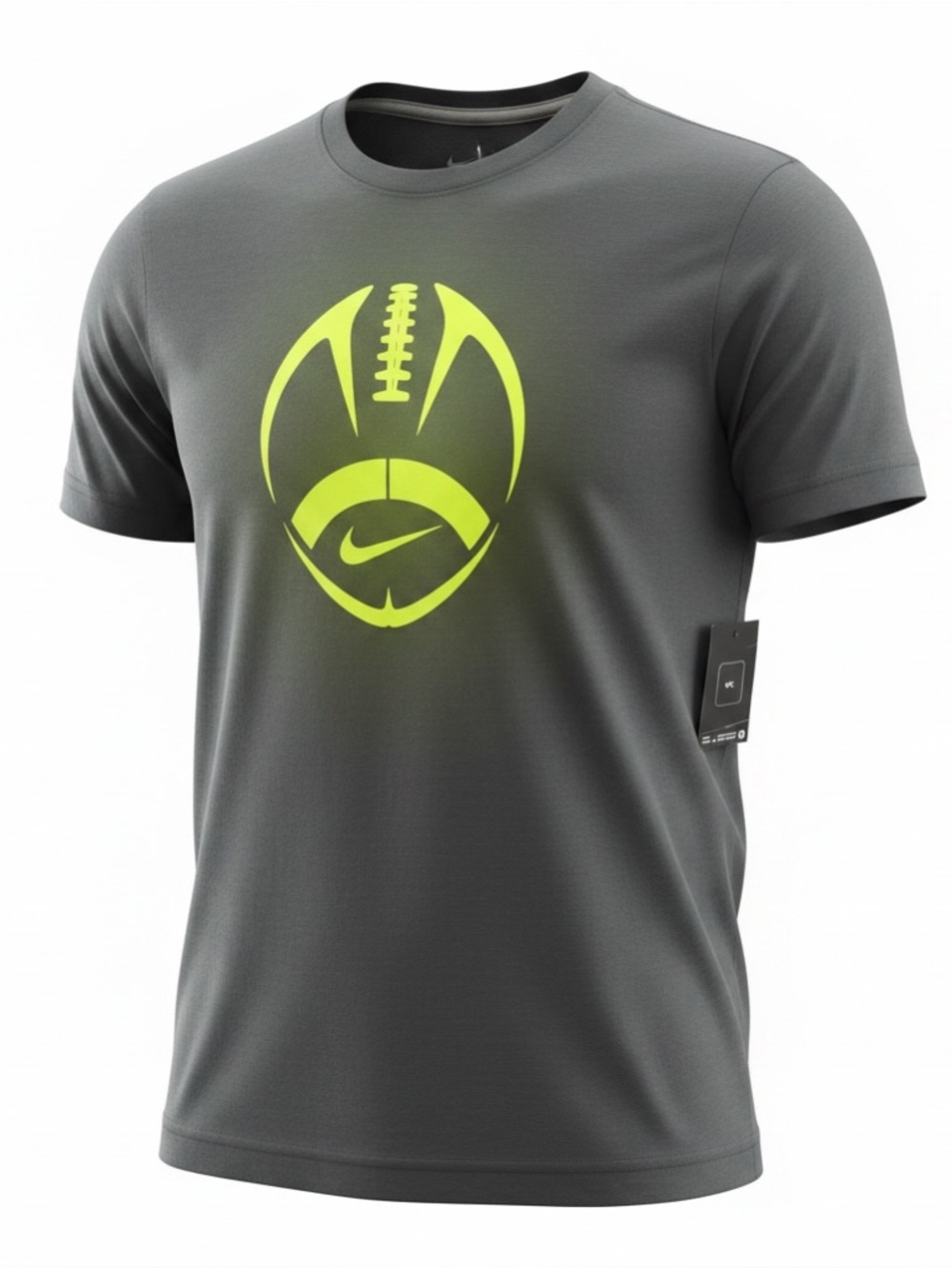 Nike Rare Vintage 2012 Neon Football Men’s Gray Shirt Size Medium New With Tags